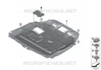 Schermatura vano motore Equipaggiamento della vettura Serie 1 bmw-macchina 2018 M135iX 94367