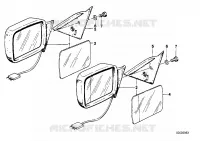 Specchietto ester.elettrico per BMW 528i