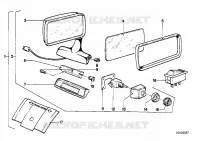 Specchietto ester.elettrico per BMW 528i
