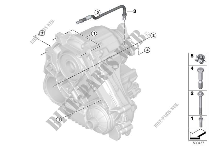 Fissaggio del cambio / ventilazione per BMW X3 M40iX