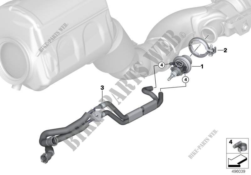 Modulo dosaggio SCR / parti applicate per BMW X6 40dX